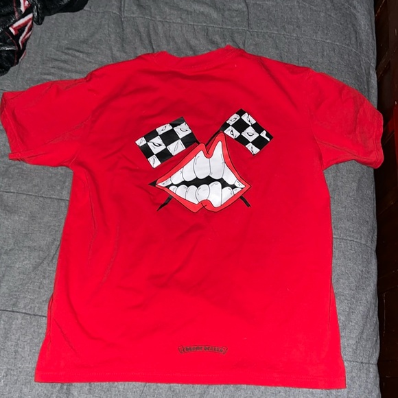 Chrome Hearts x Matty Boy Art Basel Crew Neck T-Shirt 'Red' - Picture 4 of 5